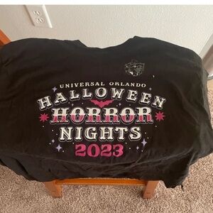 Halloween horror nights universal Orlando Medium short sleeve Large long sleeve
